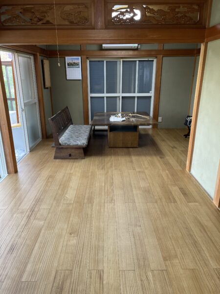 茂原市　畳からフローリング　床リフォーム施工事例